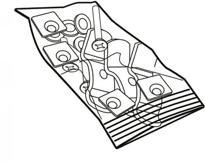 SHAD Montážní sada plotny pro kufry SHAD