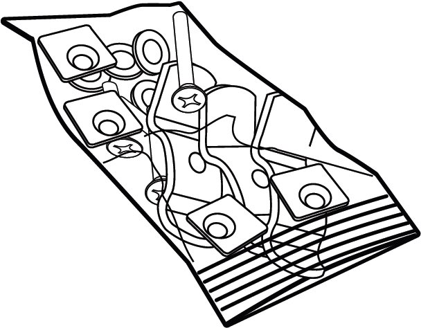 SHAD Montážní sada plotny pro kufry SHAD