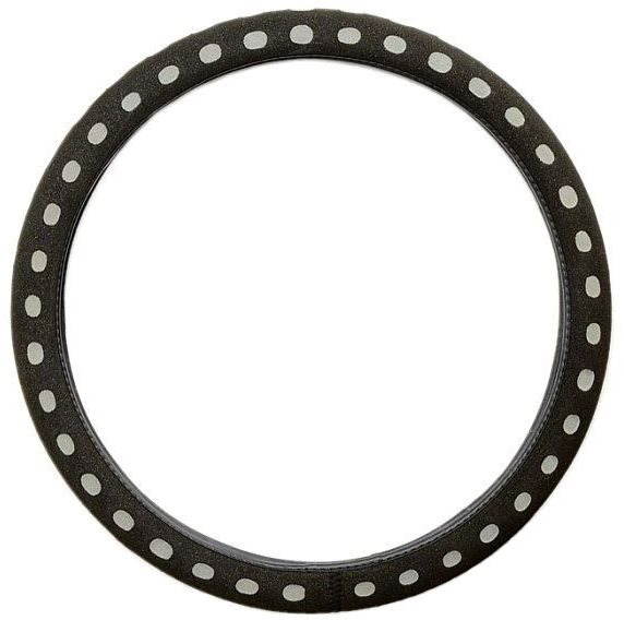 COMPASS Potah volantu SOFT, šedý