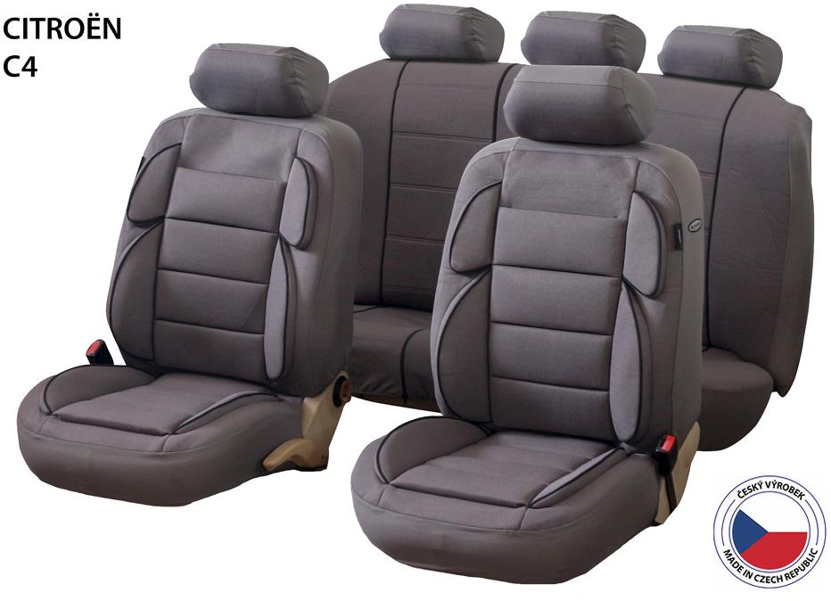 CAPPA autopotahy Perfetto YL Citroën C4, šedé