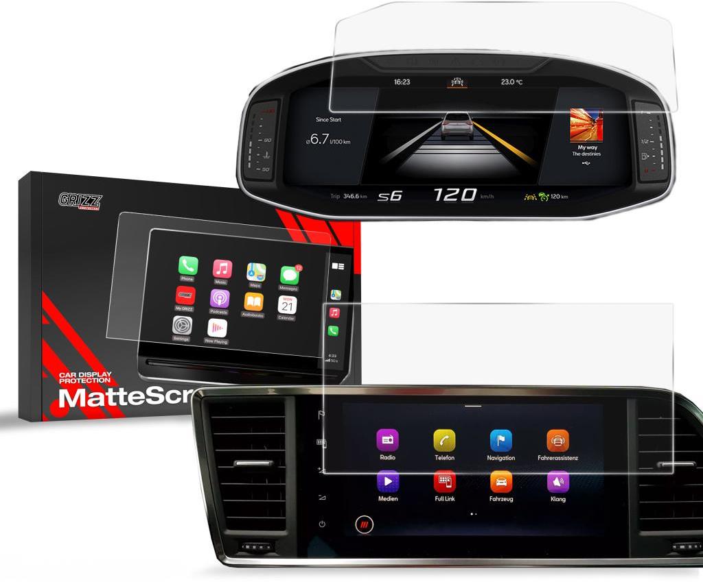 GRIZZ Matná folie na LCD display navigace Seat Ateca