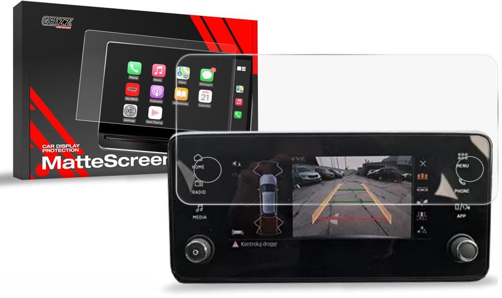 GRIZZ Matná folie na LCD display navigace Škoda Fabia