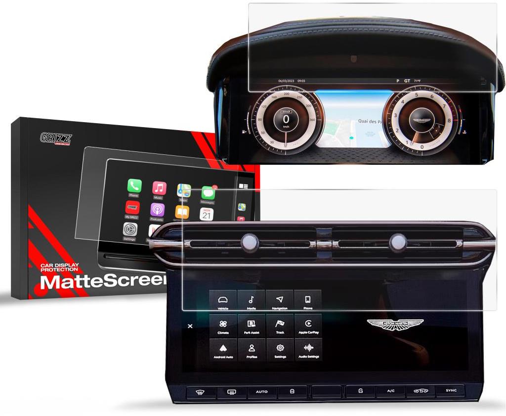 GRIZZ Matná folie na LCD display navigace Aston Martin DB12