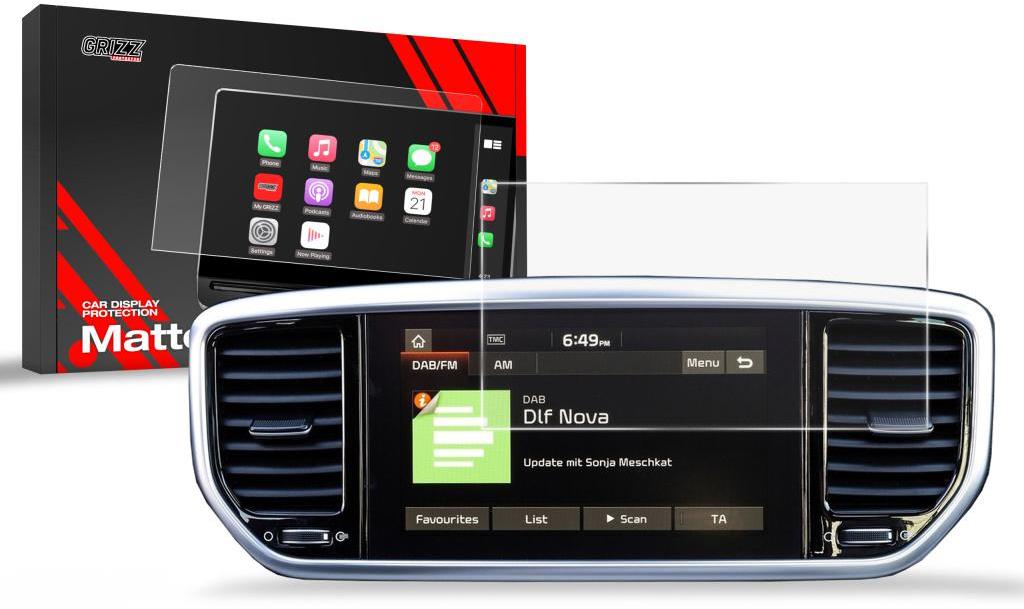 GRIZZ Matná folie na LCD display navigace Kia Sportage 4