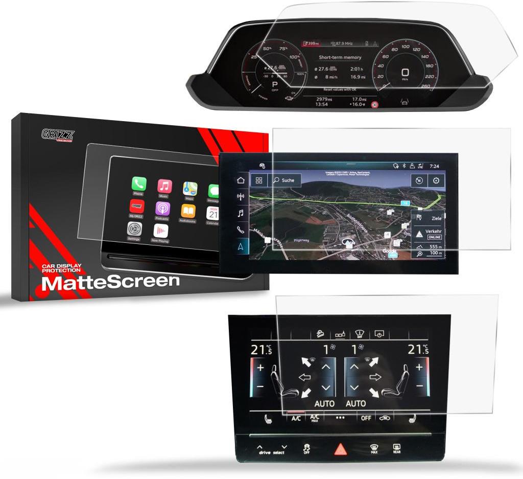 GRIZZ Matná folie na LCD display navigace Audi e-tron