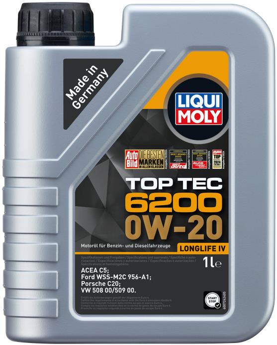 LIQUI MOLY Top Tec 6200 0W-20, 1l