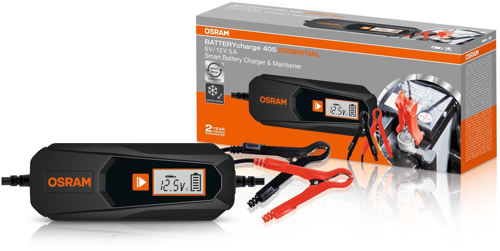 OSRAM Battery charger 405 Essential 5A ,6/12V, 90/140 Ah