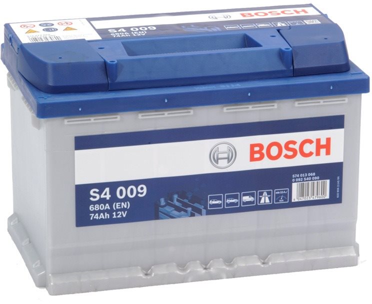 BOSCH S4 009, 74Ah, 12V (0 092 S40 090) - UAMK instalace do vozu