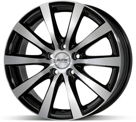 Platin P69 Black 6,5x16, 4x100, ET40