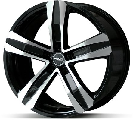 MAK Stone 5 Black 7,5x18, 5x114, ET38