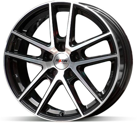 Platin P73 Black 7,5x18, 5x108, ET45