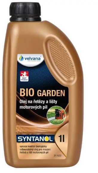 VELVANA Syntanol Garden Bio na mazání řetězů motorových pil, 1l