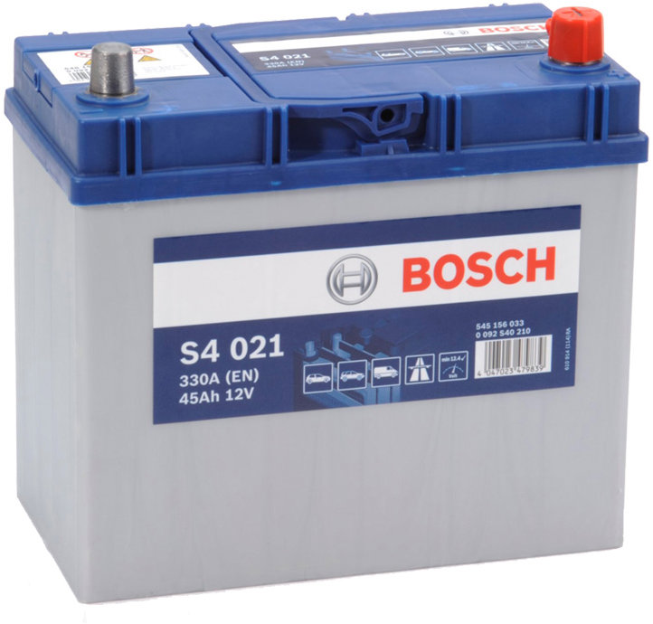 BOSCH S4 021, 45Ah, 12V