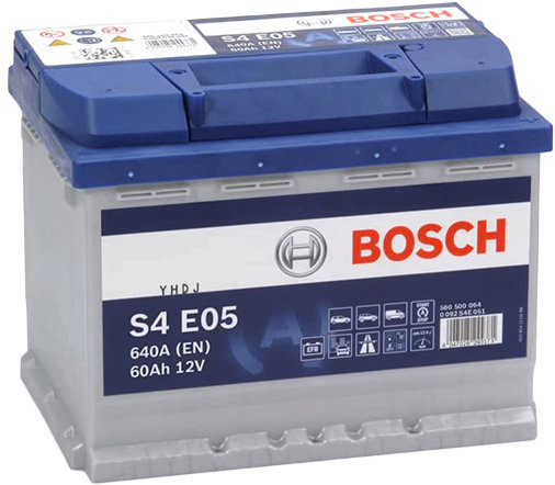BOSCH S4 E05, 60Ah, 12V, EFB