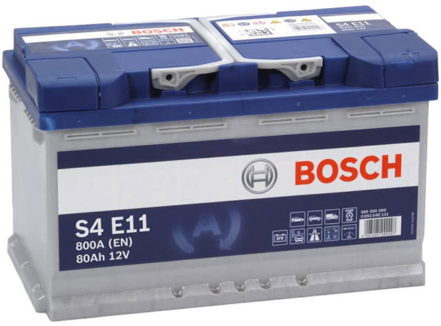 BOSCH S4 E11, 80Ah, 12V, EFB