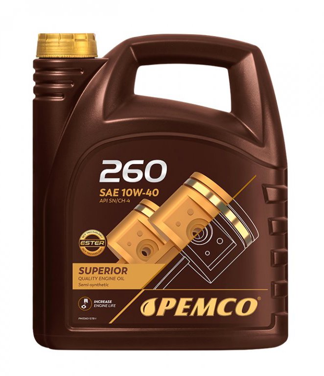 PEMCO 260 10W-40 A3/B4, 5l