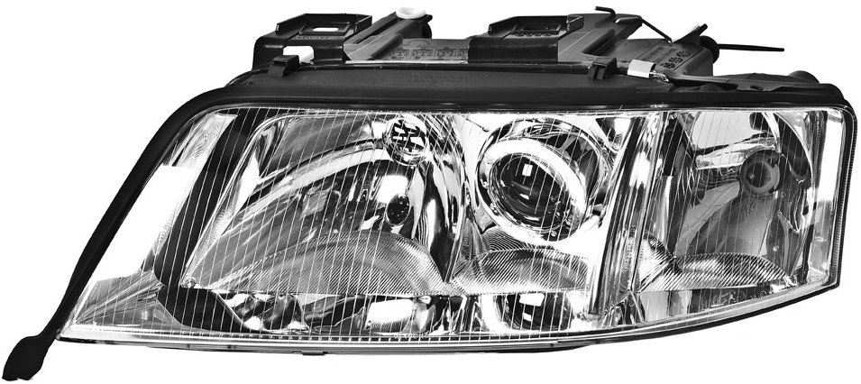 ACI AUDI A6 9/99-01 přední světlo H7+H1 s blikačem  L