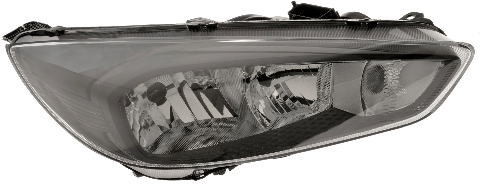 ACI FORD Focus 14-18 přední světlo H7+H1  s čirým blikačem, černé P