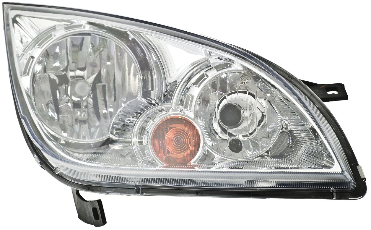 ACI MITSUBISHI Colt 04-08 přední světlo H7+H7 (el. ovládané+motor) stříbrný rámeček P