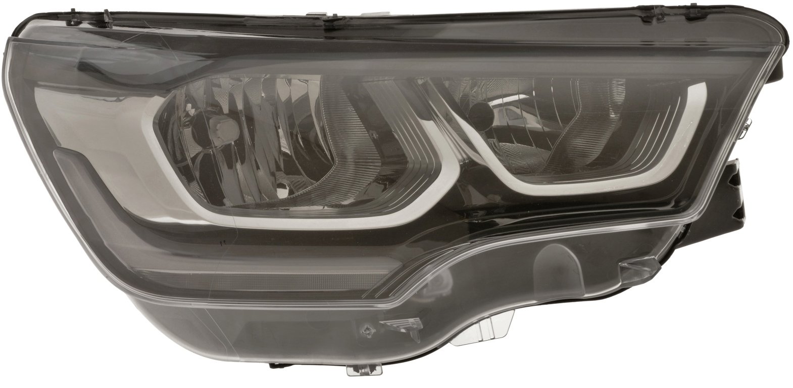 ACI CITROEN C4, 10- přední světlo H7+H7+LED  s čirým blikačem, černé P