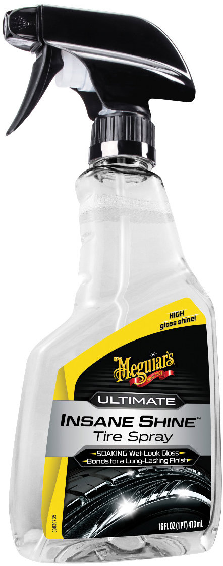 Meguiar's Ultimate Insane Shine Tire Spray - lesk na pneumatiky, 473 ml