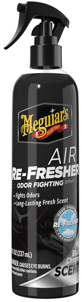 Meguiar's Air Re-Fresher Odor Fighting Spray - Black Chrome Scent - v rozprašovači, 237 ml