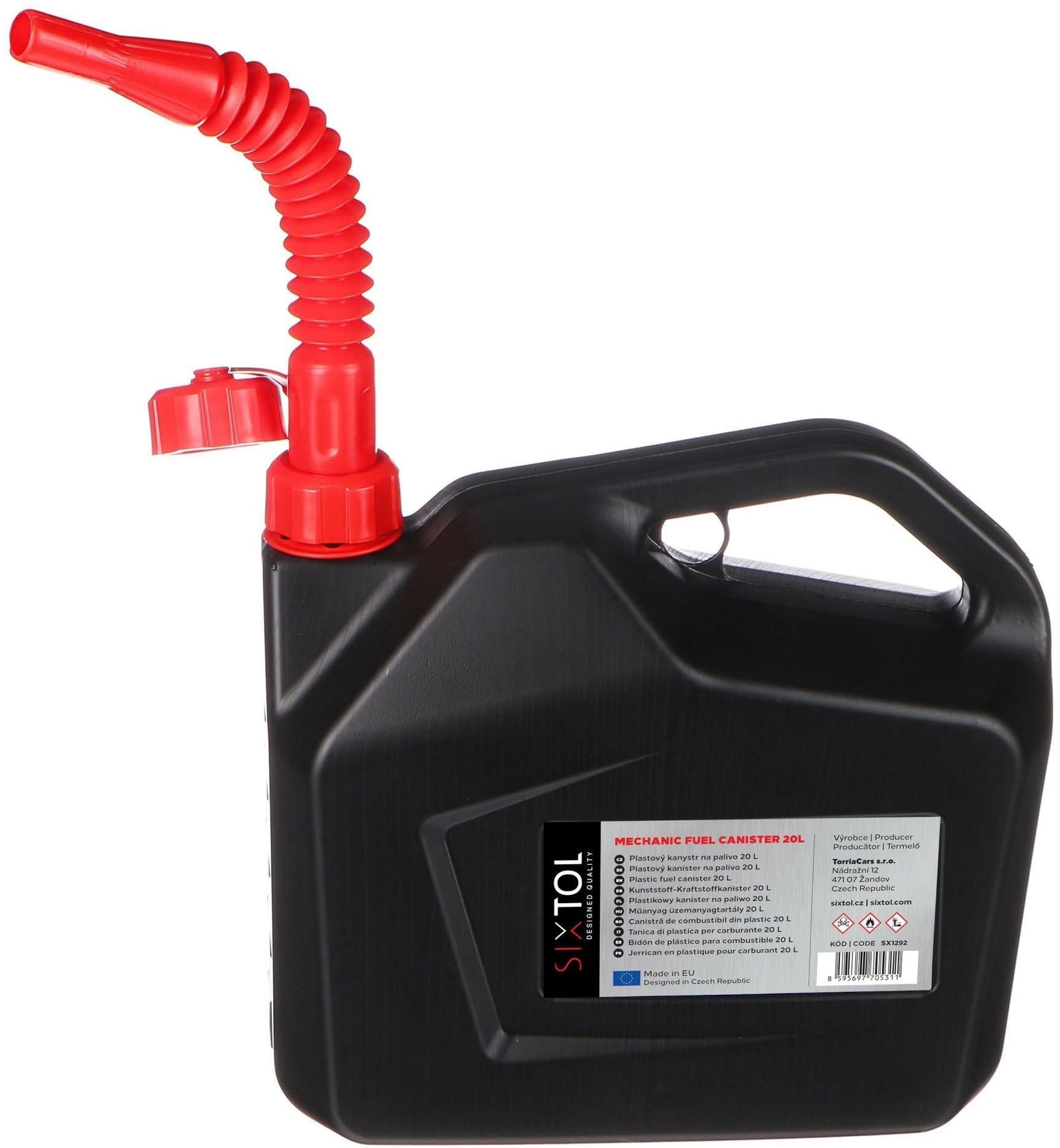 SIXTOL Mechanic Fuel Canister, 20 l