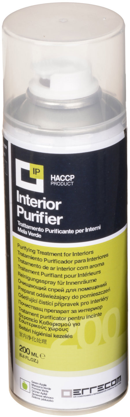 ERRECOM čistič klimatizace a interiéru vozidla, sprej 200 ml, zelené jablko