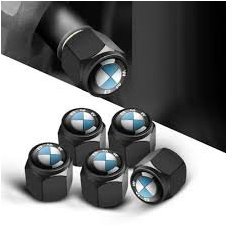 MJakes krytky ventilků hranaté stříbrné pro vozy BMW