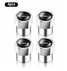 MJakes krytky ventilků hranaté stříbrné pro vozy OPEL