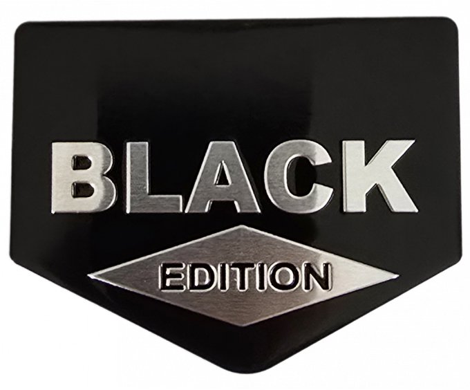 PREXIM Samolepka kovová black edition