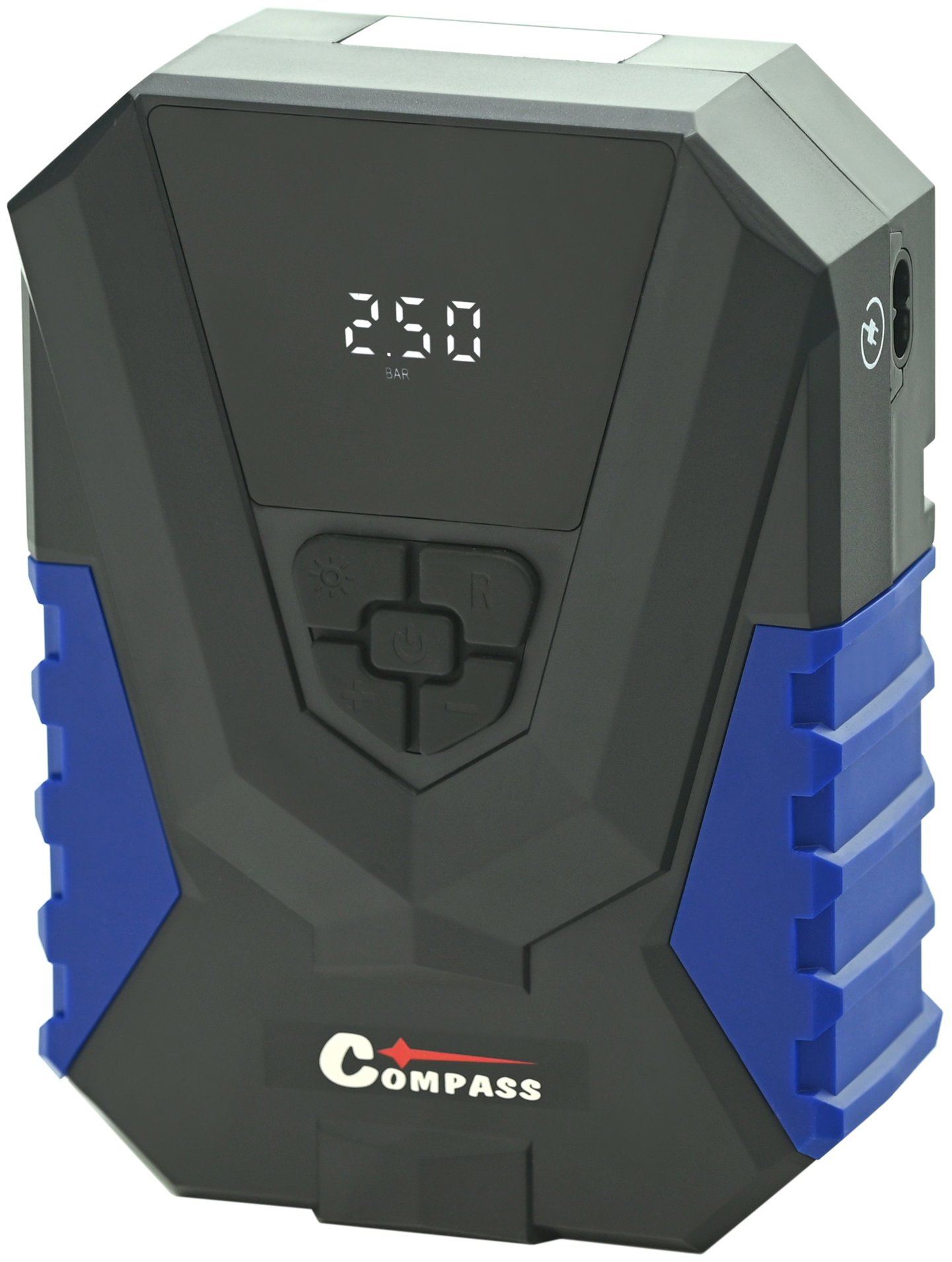 COMPASS Space 12/230V digitální kompresor se světlem + SOS