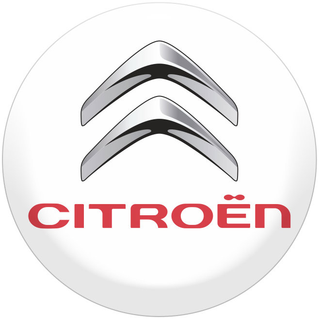 Panacea Pryskyřicové samolepky středy kol Citroen - 4ks