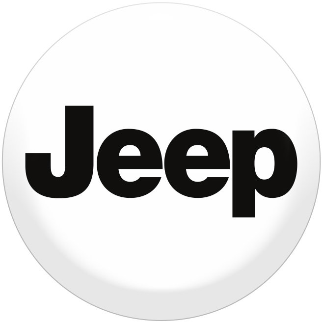 Panacea Pryskyřicové samolepky středy kol Jeep - 4ks