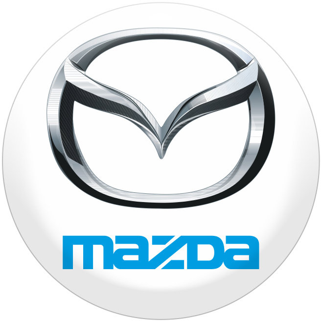 Panacea Pryskyřicové samolepky středy kol Mazda - 4ks