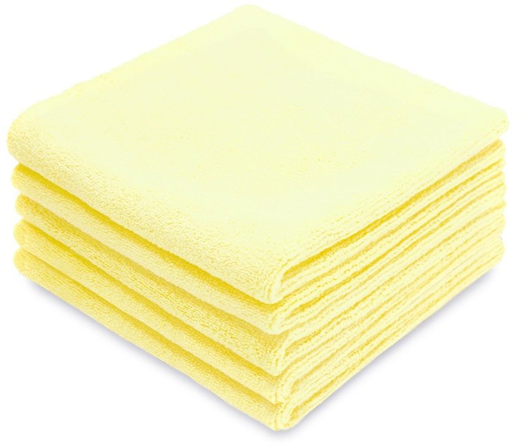 It's Win WINC-121 sada mikrovláknových utěrek, 310 gsm, 40 × 40 cm, žlutá, 5ks