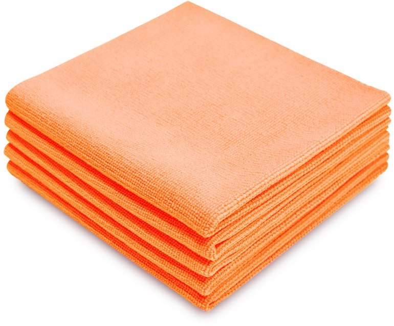 It's Win WINC-206-2 leštící utěrka, 430 gsm, 40 x 40 cm, oranžová, sada 5ks