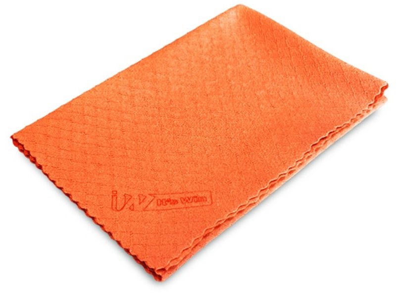 It's Win WINC-243 mikrovláknová utěrka na okna, 290 gsm, 40 × 40 cm, oranžová, 1ks