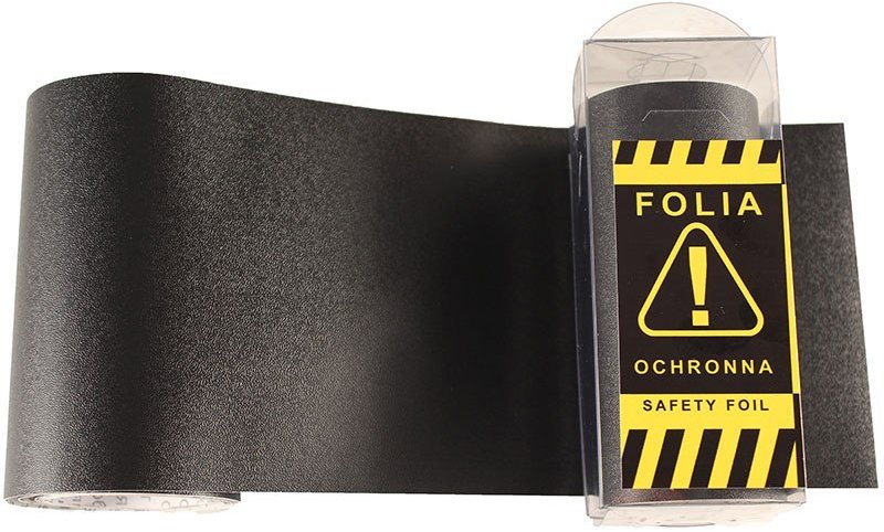 PREXIM samolepící folie na prahy a sloupky černá, 10,8 × 200 cm