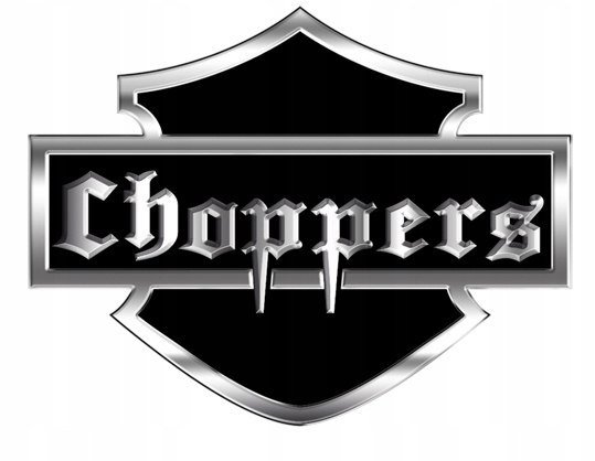 PREXIM hliníková samolepka choppers, 65 × 85 mm