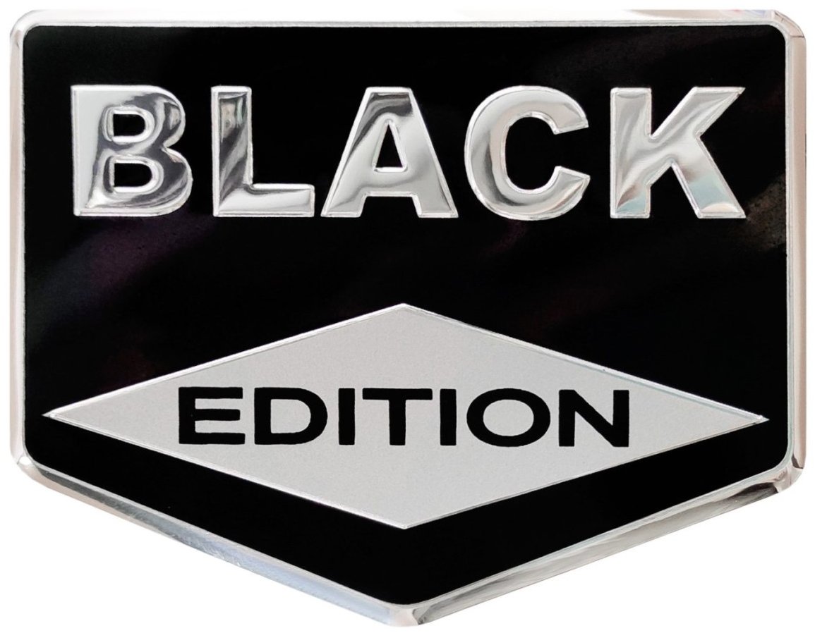 PREXIM hliníková samolepka black edition, 62 × 80 mm