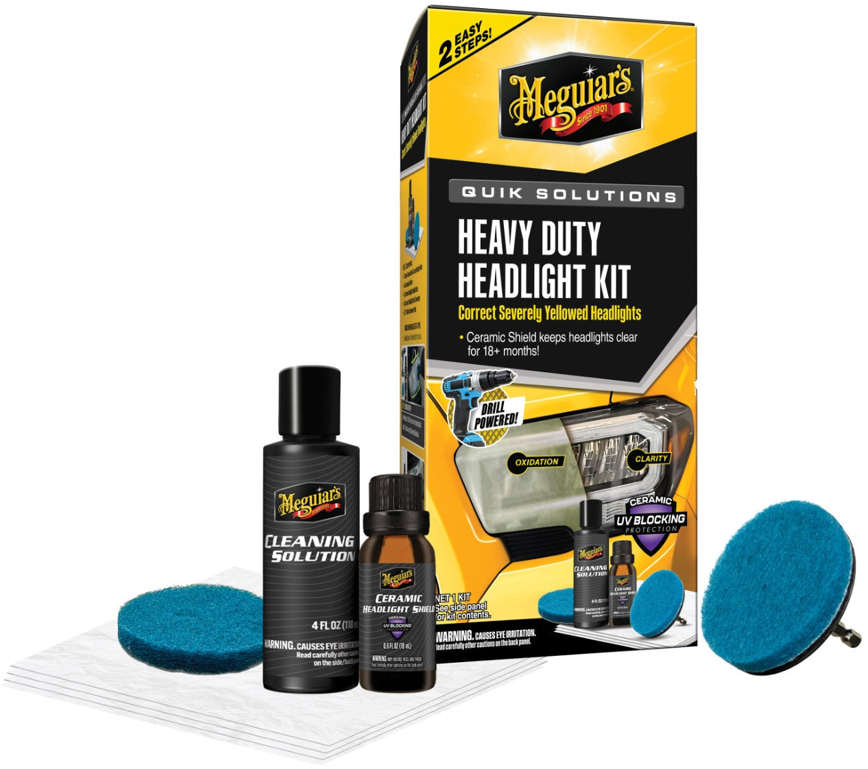 Meguiar's Quik Solutions Headlight Restoration Kit - renovace světlometů