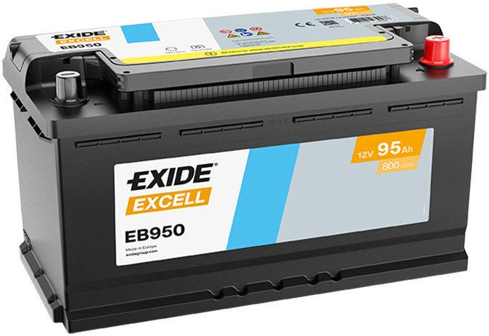 EXIDE Excell 95Ah, 12V, EB950
