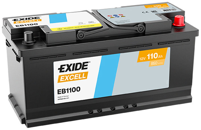 EXIDE Excell 110Ah, 12V, EB1100