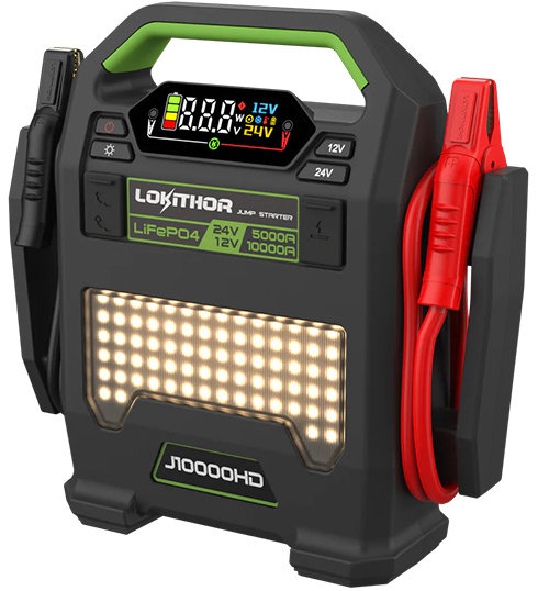 LOKITHOR Startovací zdroj J10000HD, 12/24V, 10000A, 256Wh