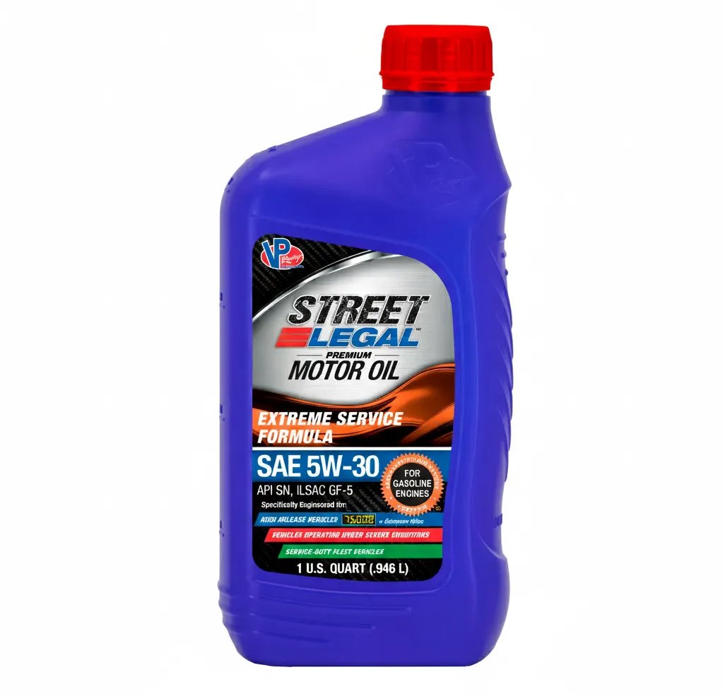 VP Racing Street Legal polosyntetický motorový olej SAE 5W-30, 946 ml