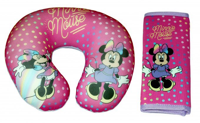 Disney Minnie polštářek + potah bezpečnostního pásu