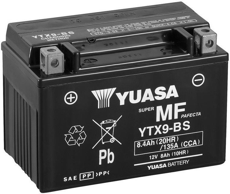YUASA YTX9, 12V, 8Ah, 135A