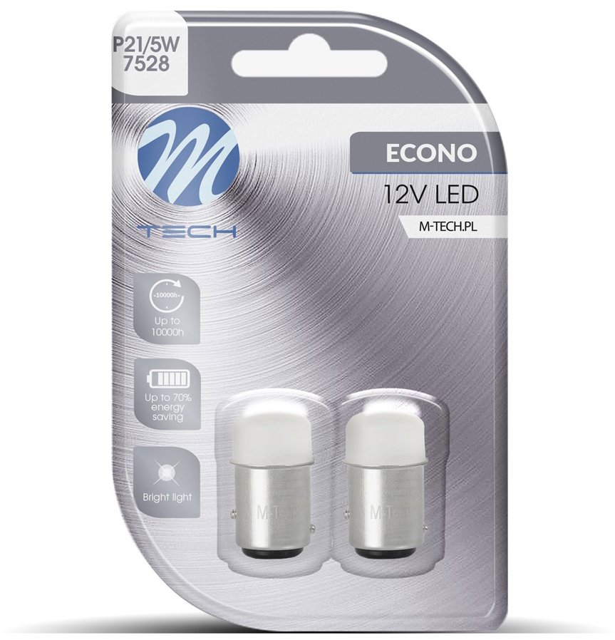 M-Tech BAY15d P21/5W 24LED 5mm bílé 2ks, LB038W