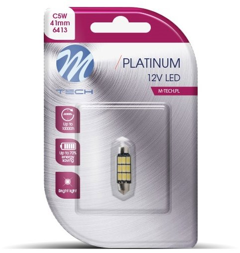 M-Tech C5W 41mm 9LED bílé 1ks